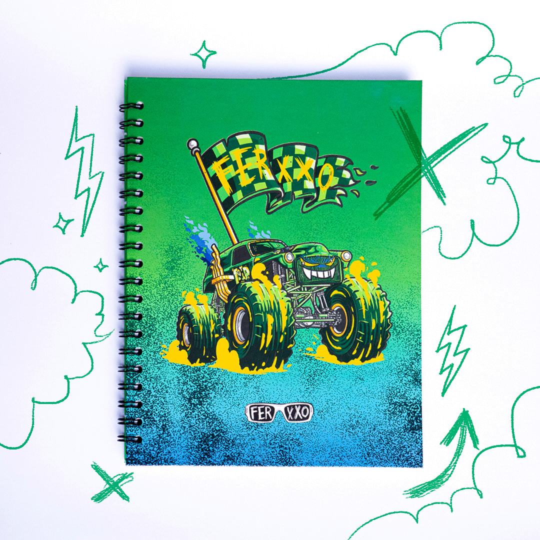 Cuaderno Monster Truck